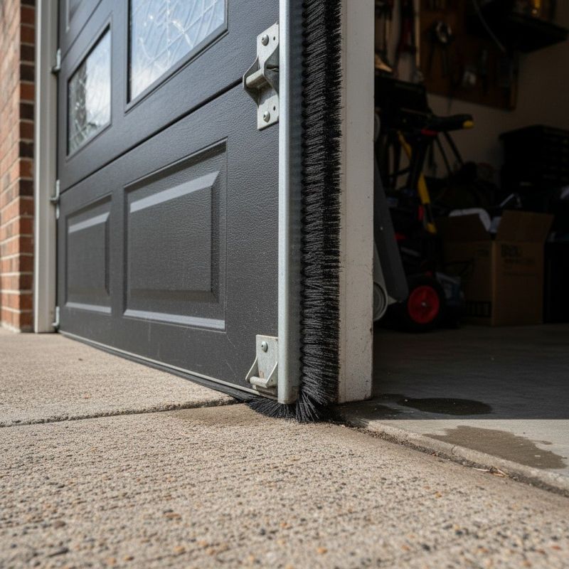 Garage Door Seal Installation detail