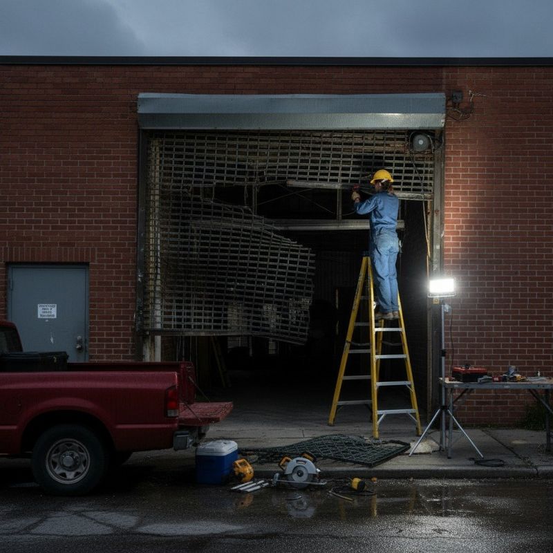 Rolling Grille Repair detail