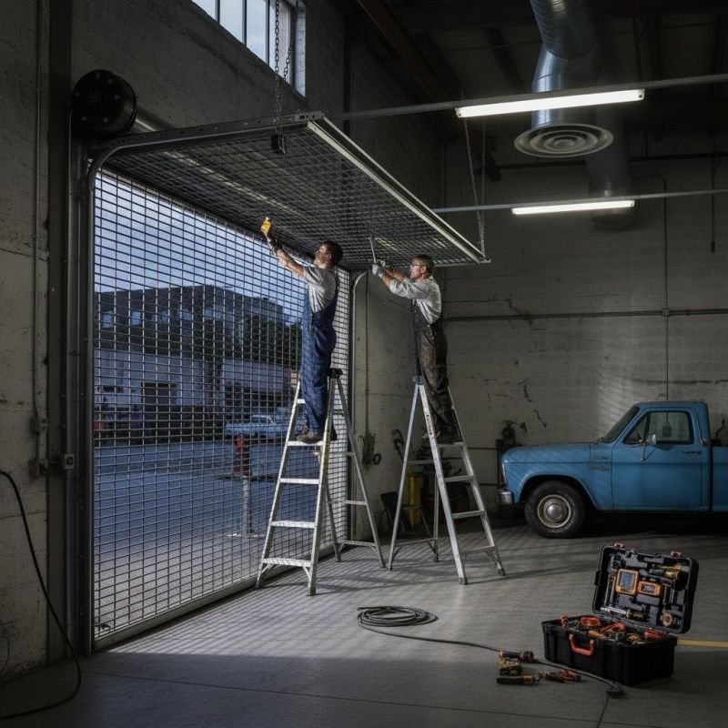 Rolling Grille Repair detail