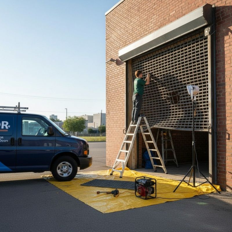 Rolling Grille Repair detail