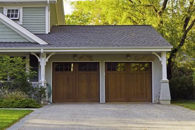 Traditional Wooden Garage Door