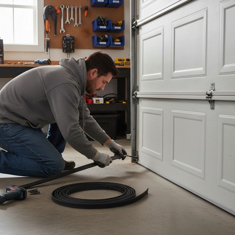 Garage Weatherstrip Repair